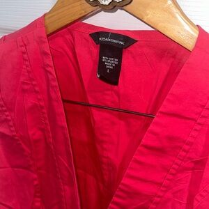 Moda magenta sleeveless dress top